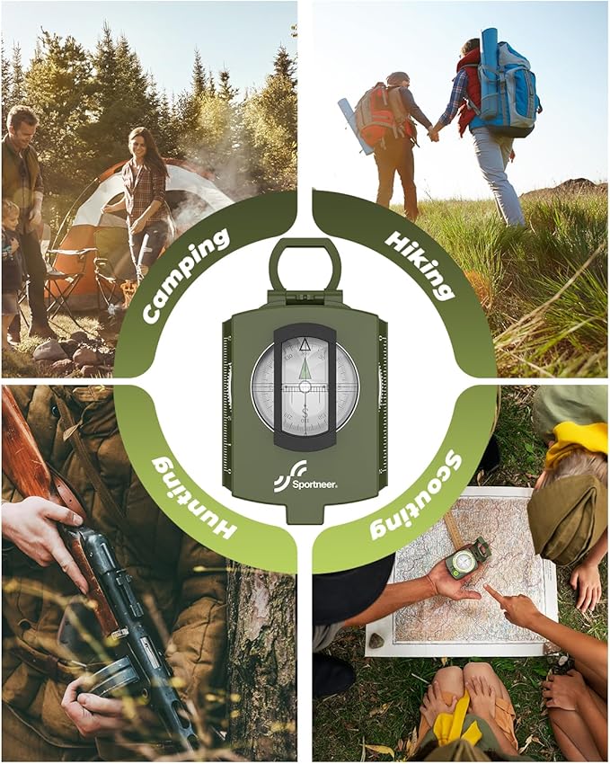 Sportneer Compass: Accurate Durable Lightweight Orienteering Compass - Image 8