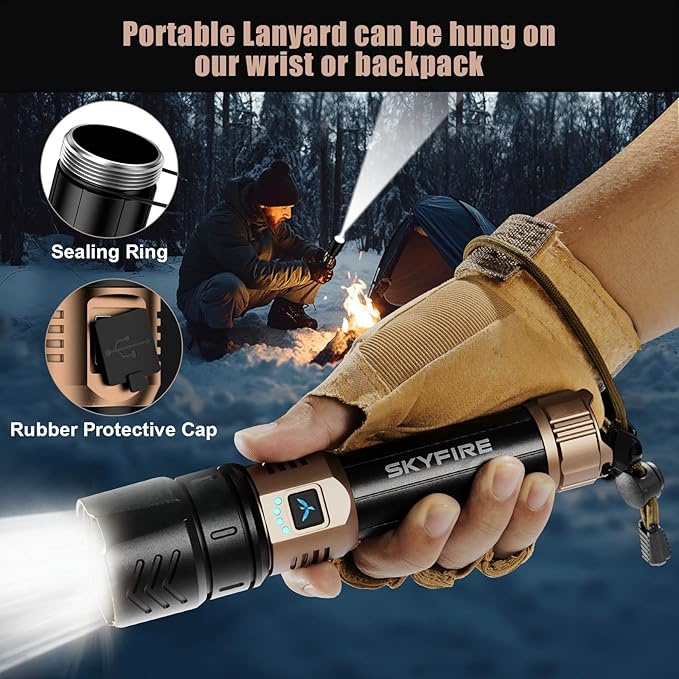 SKYFIRE LED Flashlights High Lumens - Image 9