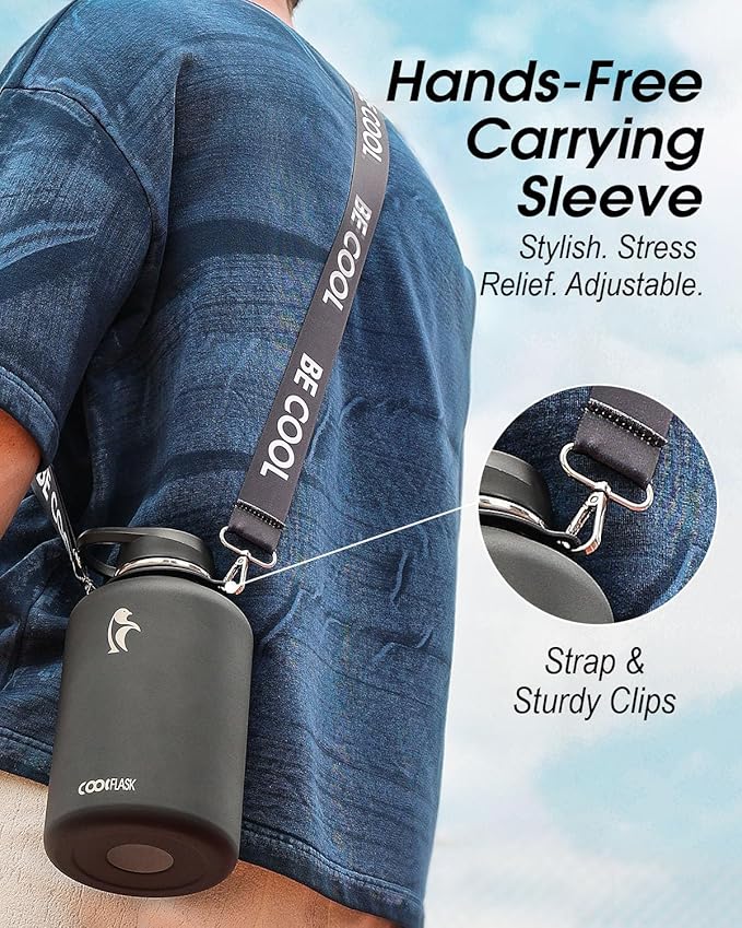Coolflask 64oz Insulated Water Bottle - Image 6