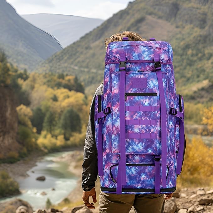 Hiking Backpack for Men 70L/100L Camping Backpack Military Rucksack Molle 3 - Image 7