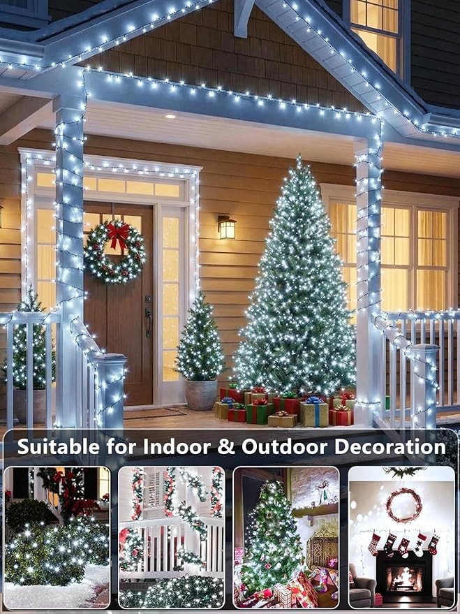Upgraded Super Long 264FT 800 LED Christmas String Lights Outdoor & Indoor - Image 5