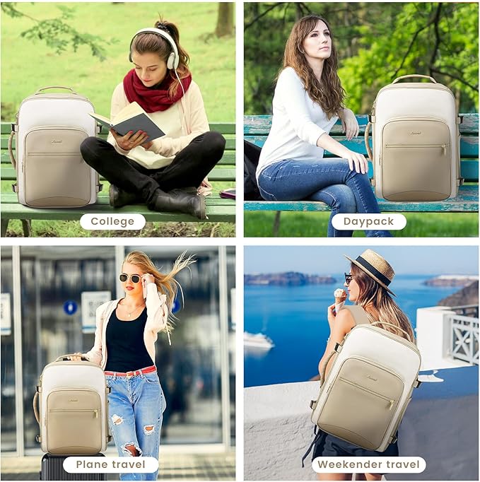 LOVEVOOK 50L Travel Backpack for Women & Men, Airline Approved Carry On Luggage - Image 8