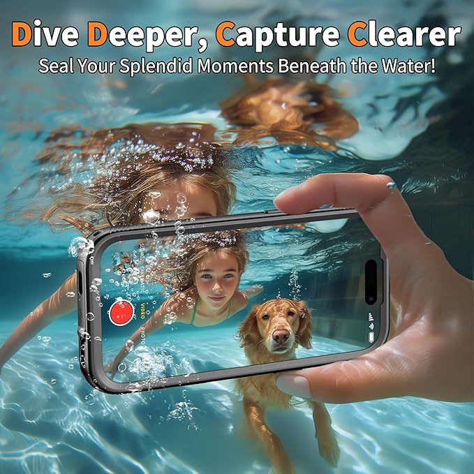 Cozycase for iPhone 17 Pro Waterproof Case Full-Body Bumper Shockproof - Image 5