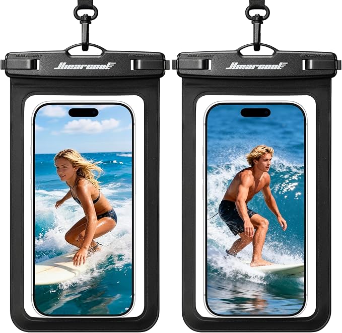 Hiearcool Waterproof Phone Pouch, Universal Case Compatible by Hiearcool