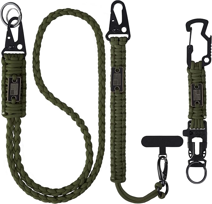 Heavy Duty Braided Paracord Lanyard by Unknown