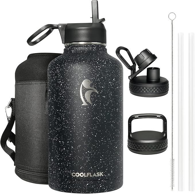 Coolflask 64 oz Insulated Water Bottle by Coolflask