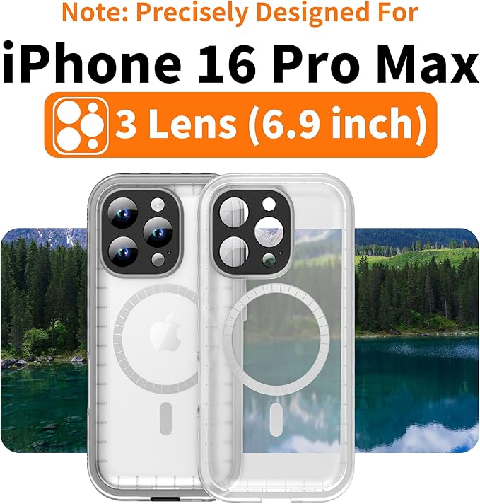 Cozycase for iPhone 16 Pro Max Waterproof Shockproof Dustproof Case - Image 2