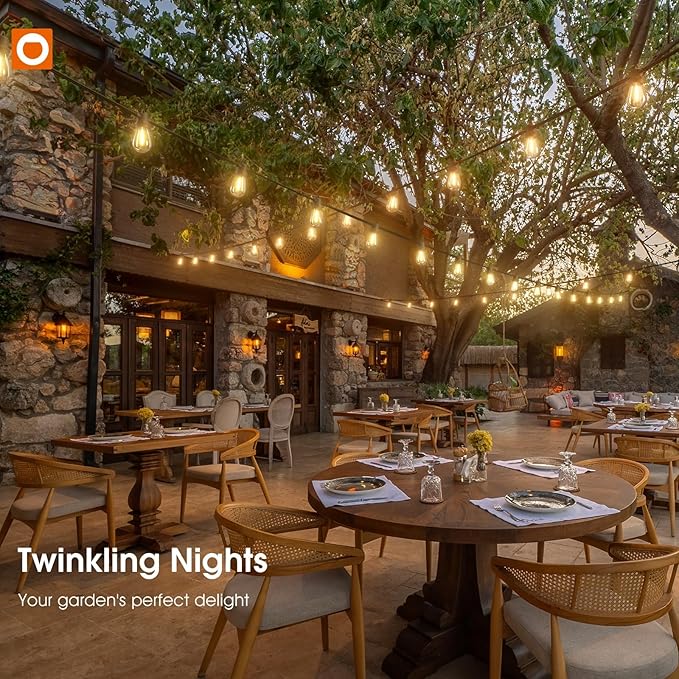 addlon 100FT Outdoor String Lights LED Waterproof Patio Lights - Image 7