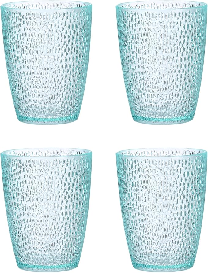 uxcell 10oz Acrylic Drinking Glasses, Light Blue by uxcell
