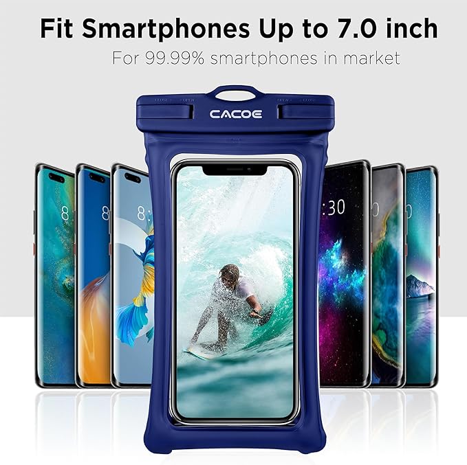 CACOE Universal Waterproof Phone case 2 Pcs-Up to 7.0", Phone Pouch - Image 7