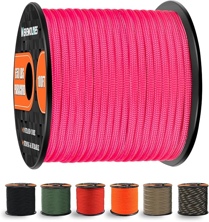 WEREWOLVES 650lb Paracord/Parachute Cord by WEREWOLVES