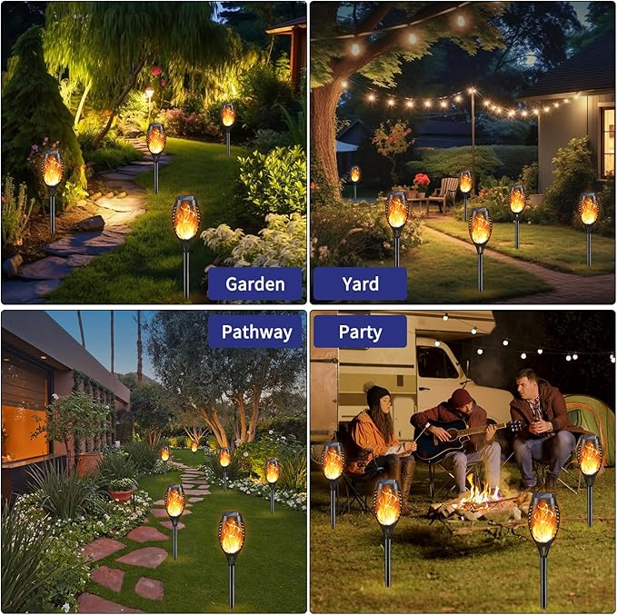 KYEKIO Solar Lights for Outside, Garden Light Outdoor Waterproof, Solares - Image 2