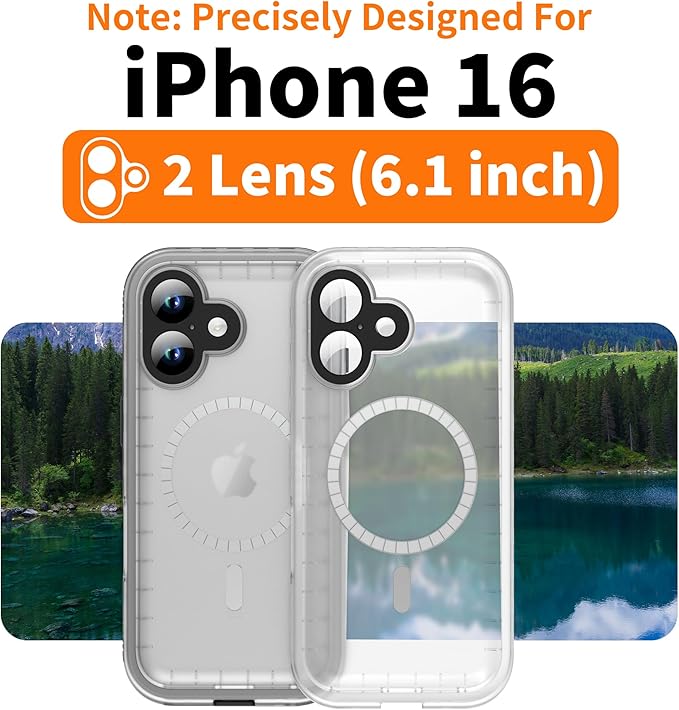Cozycase for iPhone 16 Waterproof Shockproof Dustproof Case - Image 2