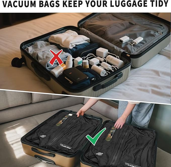 Reusable Vacuum Bags for Travel, Professional Waterproof IPX8 Vacuum - Image 4