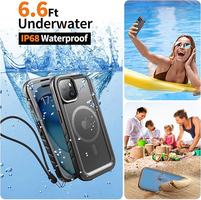 Cozycase for iPhone 15 Waterproof Shockproof Dustproof Case - Image 3