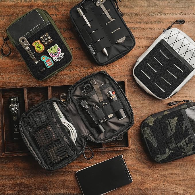 TACTICAL GEEK EDC Compact Waist Pocket Pouch, Men EDC Pouch Organizer, Utility - Image 2