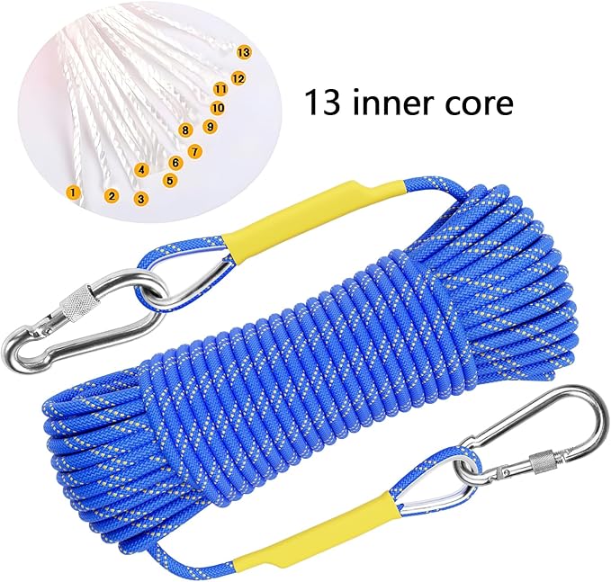X XBEN Outdoor Climbing Rope 10M 20M 30M 50M 70M 152M 352M Static Rock Climbing - Image 5