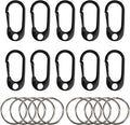 SWATOM Small Mini Carabiner Clip Tiny Spring Snap Hook Keychains Micro by SWATOM