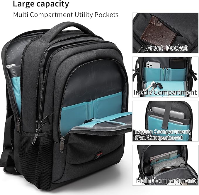 DUSLANG 17 Inch Laptop Backpack - Image 4