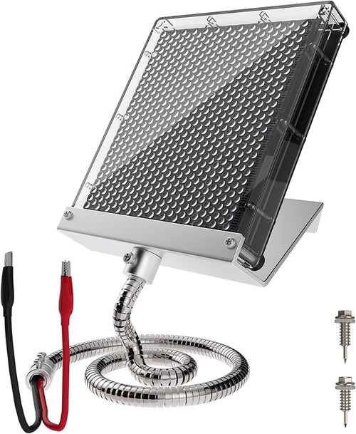 6V Solar Panel Battery Charger for Deer Feeder, 1.7W Waterproof Solar Panel by SOLPERK-WeNeverStop