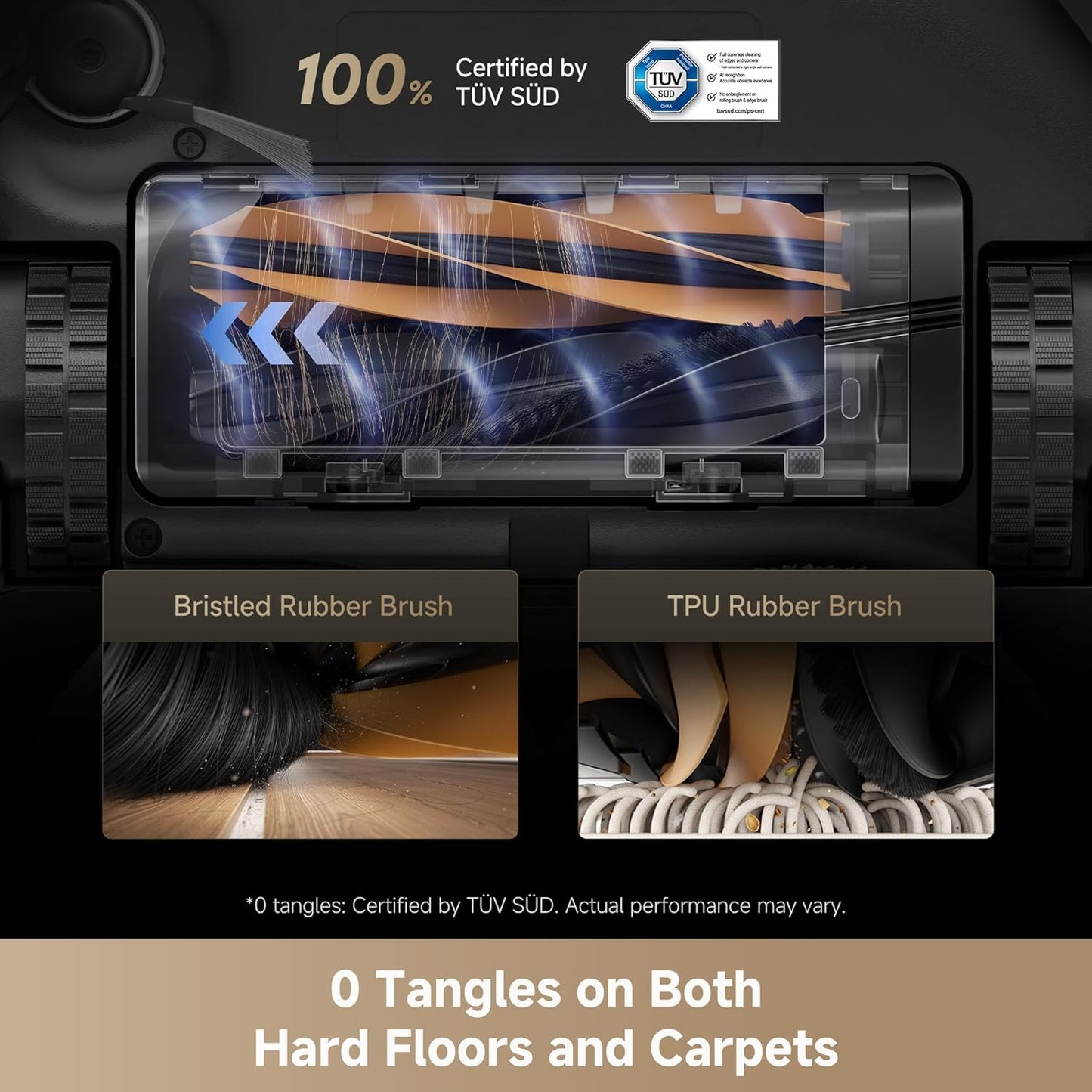 DREAME L40s Ultra Robot Vacuum and Mop, Auto-Empty, Mop Self-Cleaning, 1,9000Pa Suction, 100% Detangling DuoBrush, Extending Mops and Side Brush, 40mm Obstacle Clearing, App & Voice Control (Black)