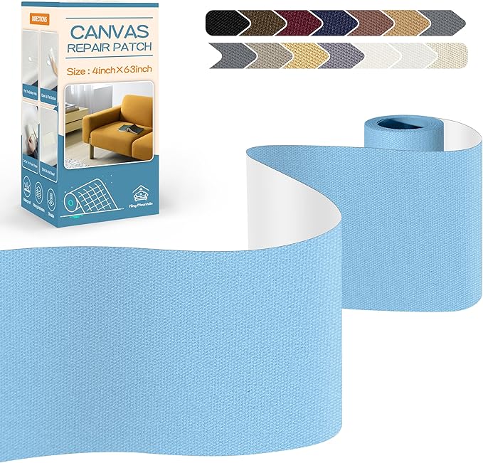 KING MOUNTAIN Canvas Repair Tape, Outdoor Gear Patch, 4×63 Inches, Waterproof by ForABetterHomeLife