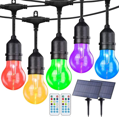 96FT Solar Outdoor String Lights by IPStank