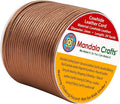 Mandala Crafts Round Genuine Bronze Leather Cord by MandalaCrafts