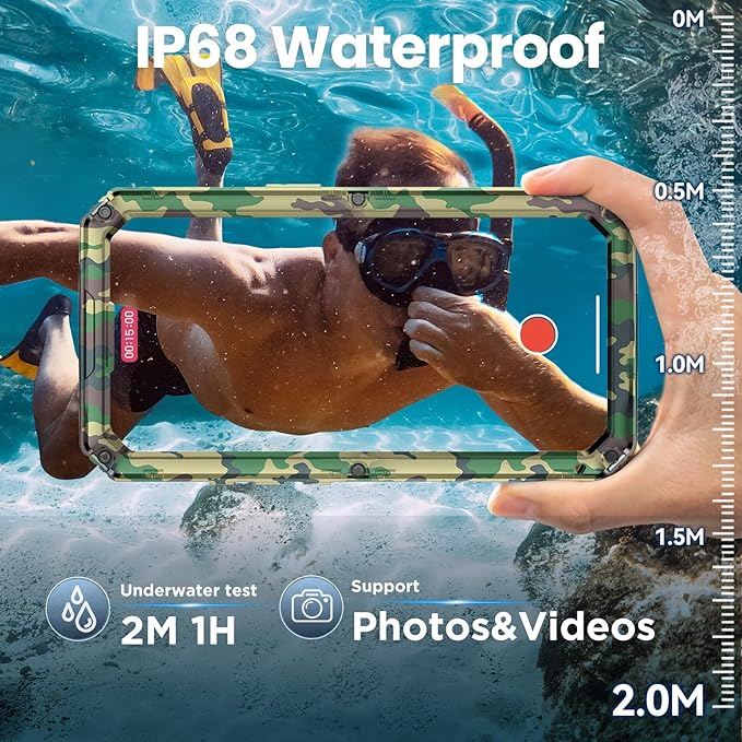 Mitywah Waterproof Case for iPhone 17 Pro, Rugged Metal Case - Image 3