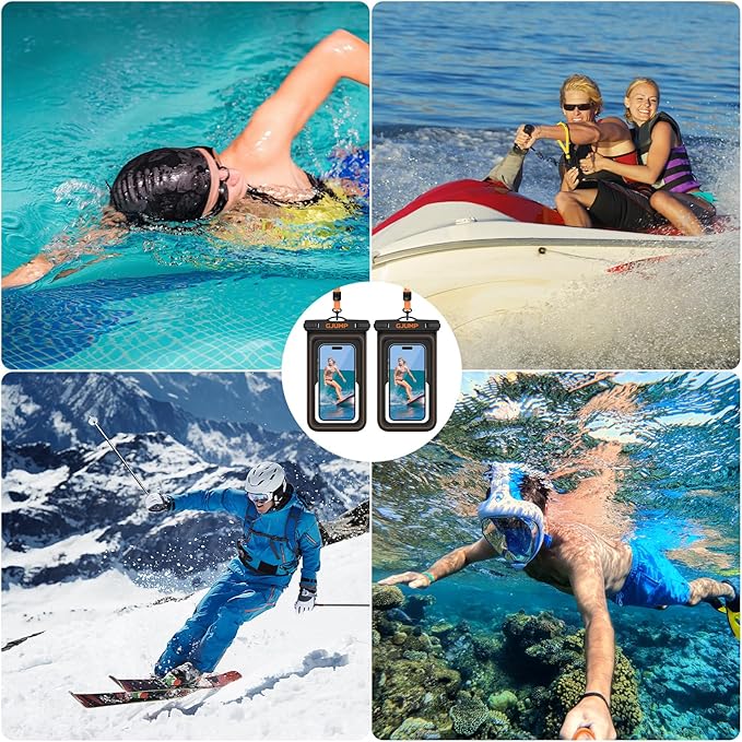 Waterproof Phone Pouch Floating 2 Pack, IP68 Dry Bag Compatible - Image 7