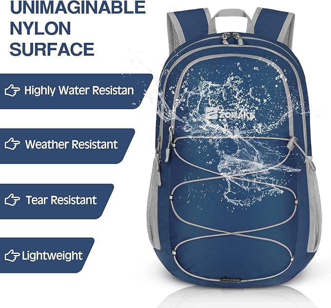 ZOMAKE Lightweight Packable Backpack 28L, Foldable Backpacks Water Resistant - Image 5