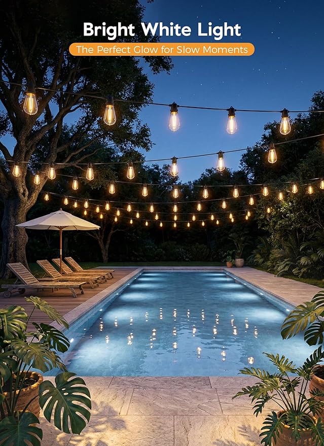 Minetom 202FT Solar String Lights Outdoor Waterproof, 65 LED S14 Shatterproof - Image 7