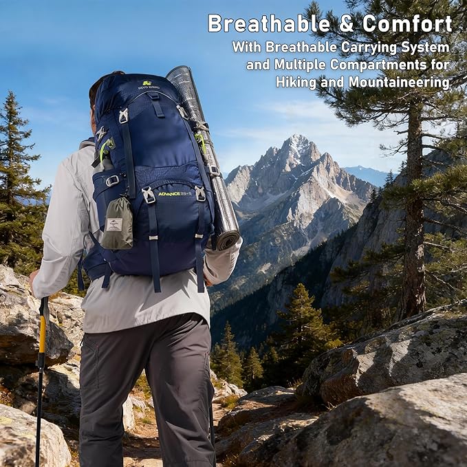 N NEVO RHINO 40L Internal Frame Hiking Backpack - Image 2