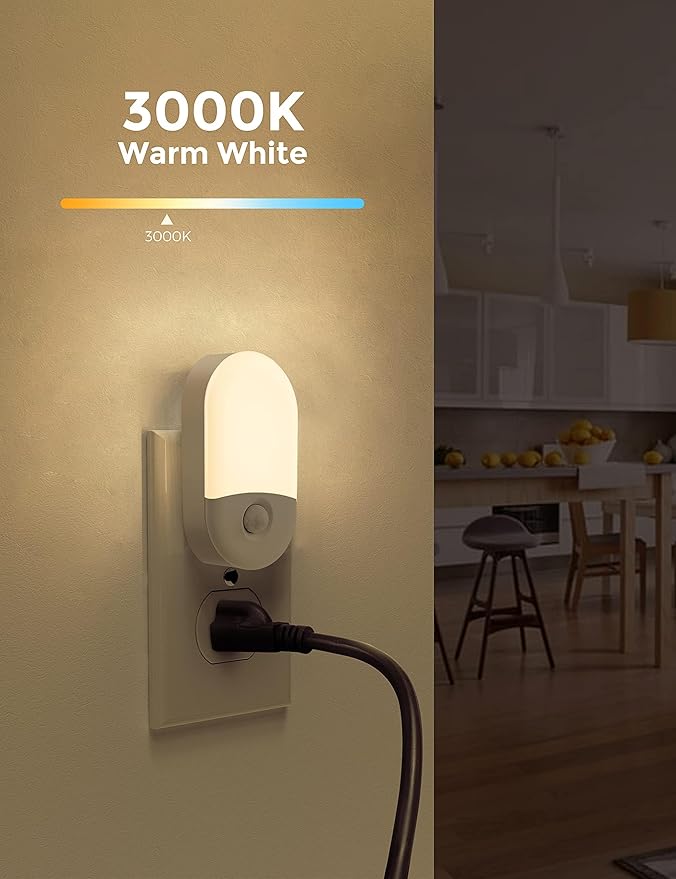 L LOHAS LED Motion Sensor Night Light, Motion Activated Night Light, 3000K Warm - Image 2