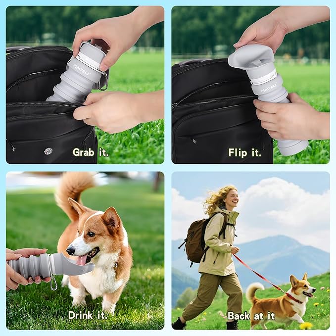 Collapsible & Portable Dog Water Bottle - Image 12