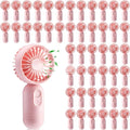 Rossesay 48 Pcs Mini Portable Fan Bulk Cute Handheld Lightweight Small Little by Rossesay