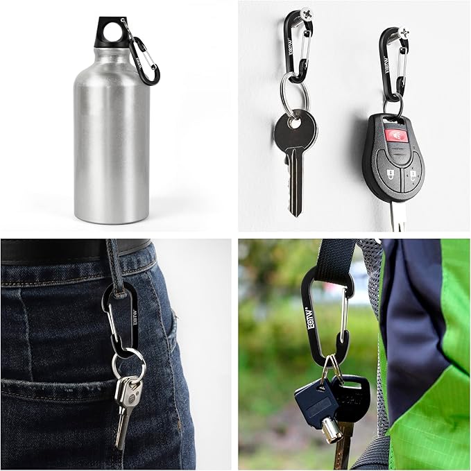 EOTW Paracord Keychain for Men Women Paracord Carabiner Backpack Keychain - Image 6