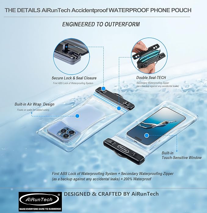 AiRunTech Waterproof Cell Phone Bag - Image 2