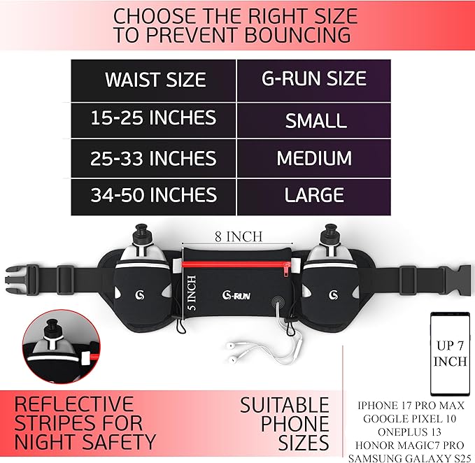 Q-RUN Hydration Running Belt - Image 3