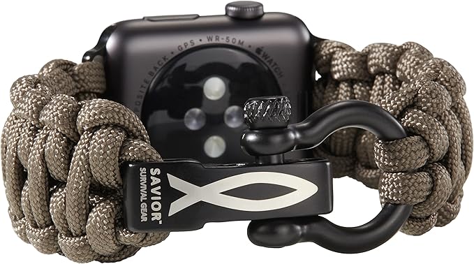 Savior Survival Gear Paracord Watch Band, Compatible by SaviorSurvivalGear