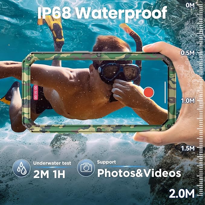 Mitywah Waterproof Case for iPhone 17, Rugged Metal Case - Image 3