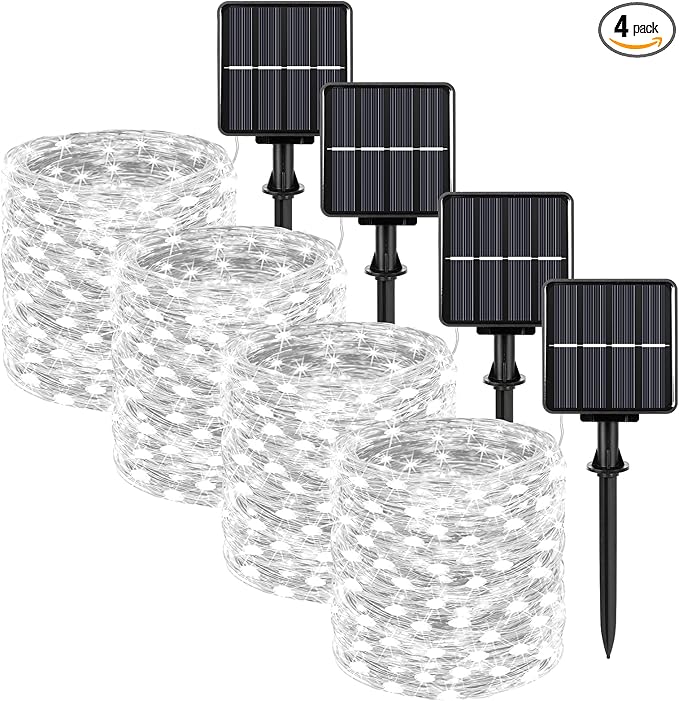 Extra-long 288FT 800 LED Solar Fairy String Lights by BringYouBrightFuture