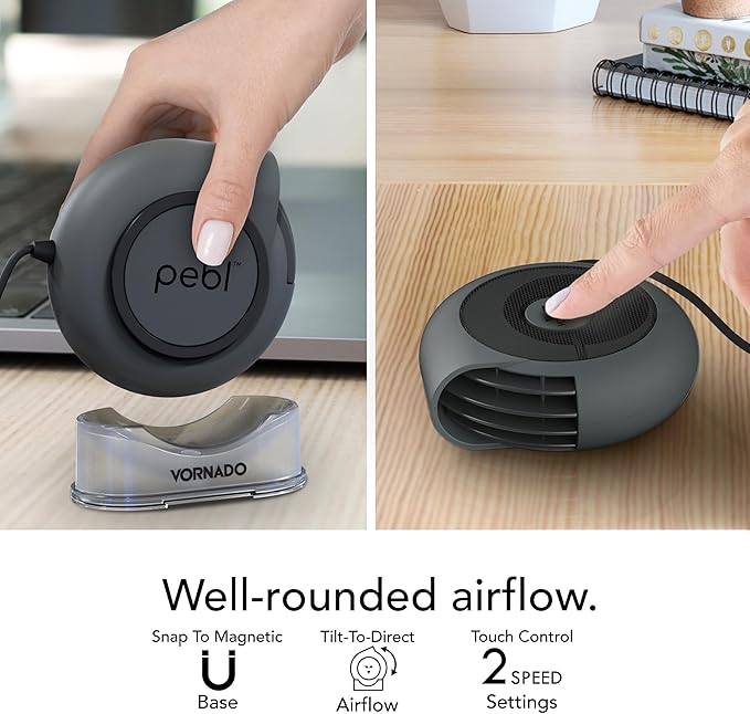 Vornado PEBL Portable USB Desk Fan - Image 3