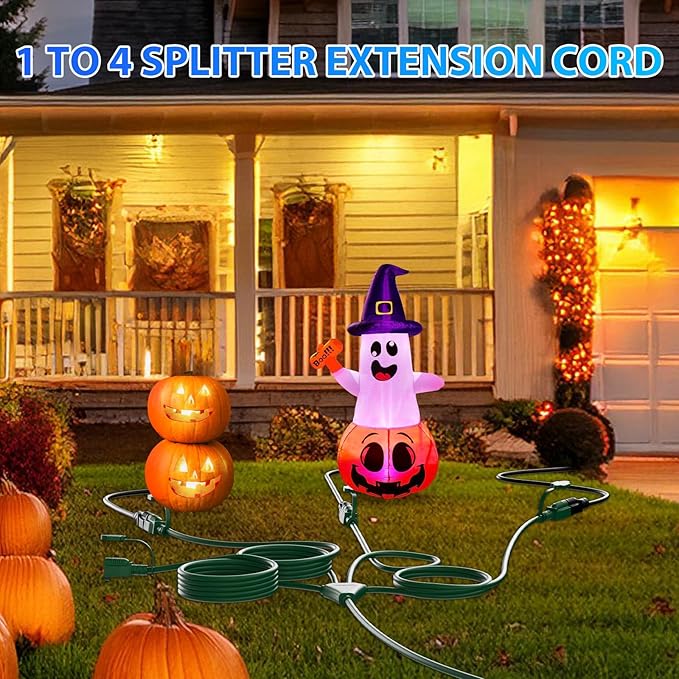 K KASONIC - 31FT Christmas Lights Outdoor Extension Cord - Image 2