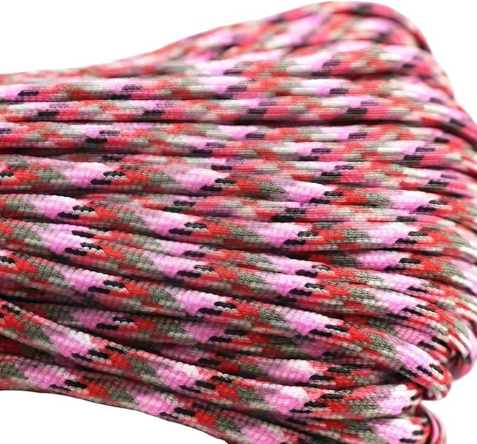 Paracord 550 Rope 100 Feet 5/32 Inch 7 Strand Type III Nylon Rope Parachute Cord by KOKKOYA