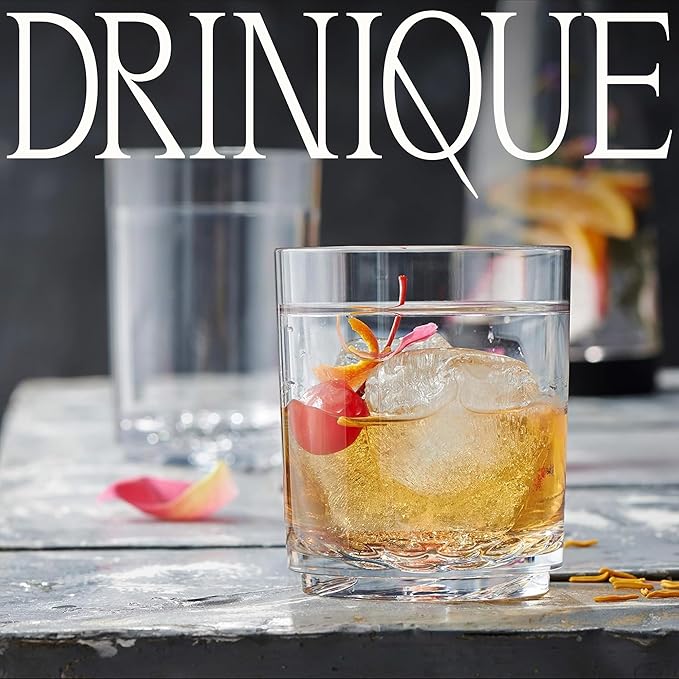 Drinique Unbreakable 12 Oz Drinking Glasses, Drinking Cups, Dishwasher Safe - Image 6