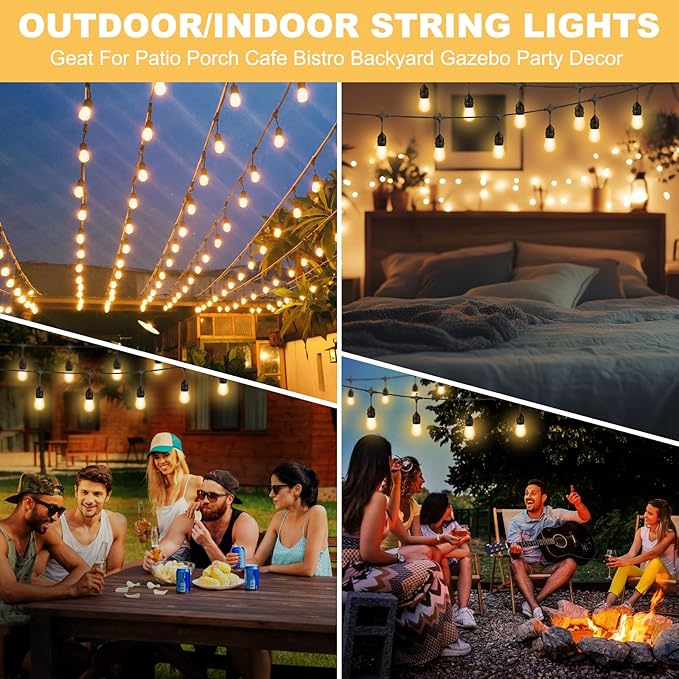 50FT LED Outdoor String Lights - Image 2