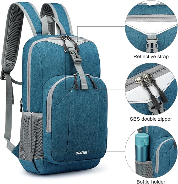 G4Free Mini 10L Hiking Daypack Small Hiking Backpack Cycling Compact Shoulder - Image 7