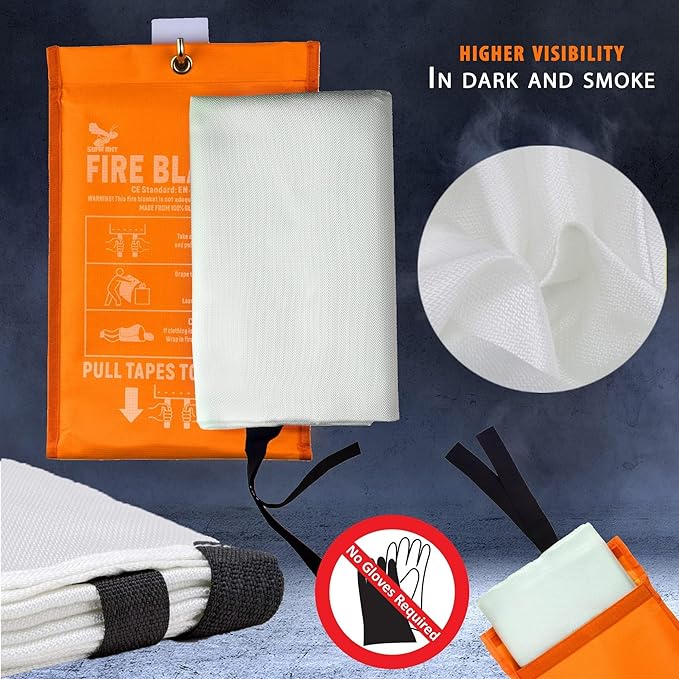 Fire Blanket - 1500F CE Certified Emergency Fire Blanket - Image 11