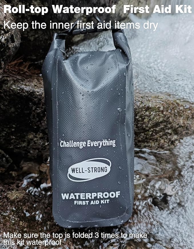 Boat First Aid Kit Waterproof, WELL-STRONG Marine Emergency Kit - Image 6